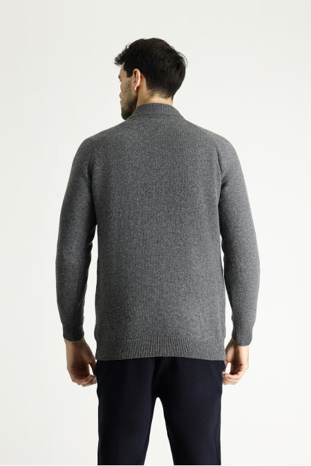 Mock-Turtleneck Slim Fit Jumper