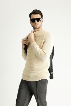 Mock-Turtleneck Slim Fit Jumper