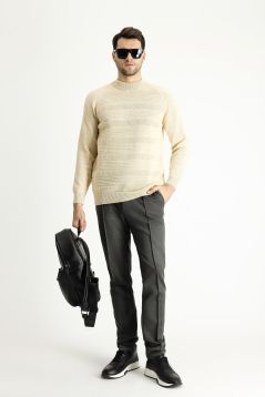 Mock-Turtleneck Slim Fit Jumper