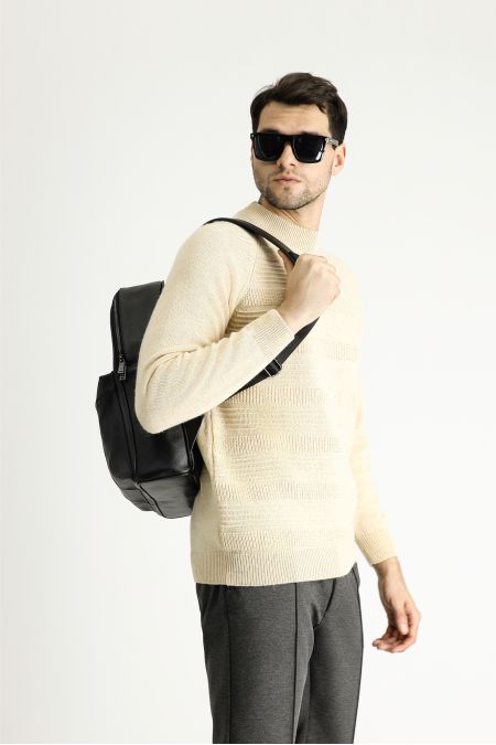 Mock-Turtleneck Slim Fit Jumper