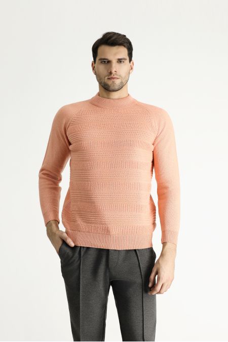 Mock-Turtleneck Slim Fit Jumper