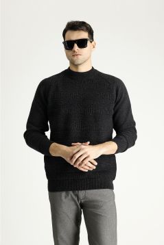 Mock-Turtleneck Slim Fit Jumper