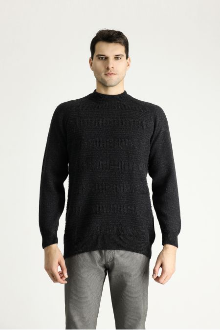 Mock-Turtleneck Slim Fit Jumper