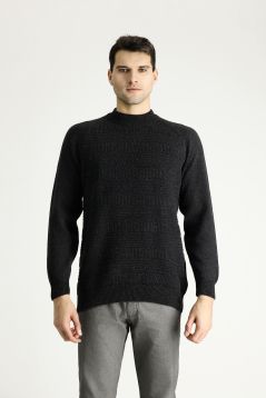 Mock-Turtleneck Slim Fit Jumper