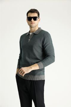 Polo Neck Slim Fit Jumper