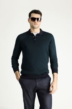 Polo Neck Slim Fit Jumper