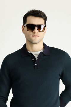 Polo Neck Slim Fit Jumper