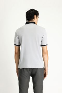 T-Shirt mit Polokragen, Regular Fit