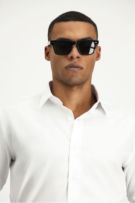 Long Sleeve Non Iron Slim Fit Shirt