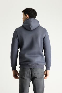 Kapuzen-Sweatshirt, gemustert