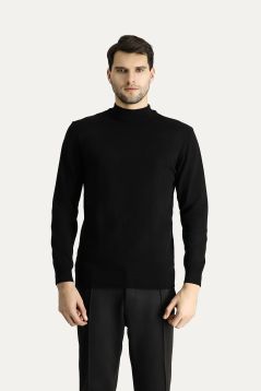 Bateau Neck Slim Fit Cotton Knit Sweater