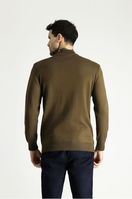 Mock-Turtleneck Slim Fit Jumper