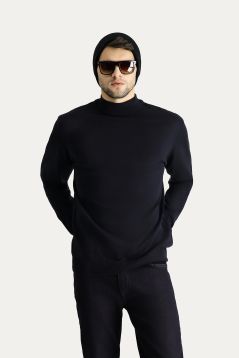 Mock-Turtleneck Slim Fit Jumper