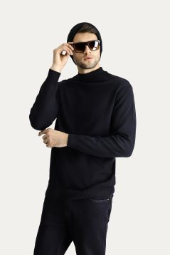 Mock-Turtleneck Slim Fit Jumper