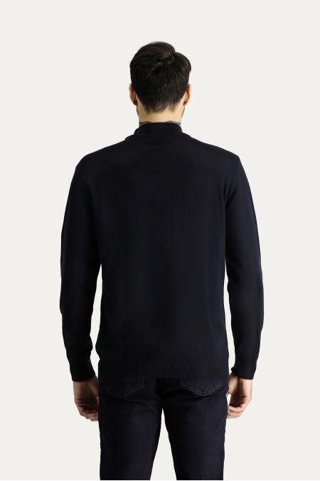 Mock-Turtleneck Slim Fit Jumper