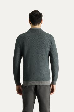 Pullover mit Rundhalsausschnitt, Slim Fit