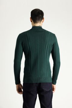 Mock-Turtleneck Slim Fit Jumper