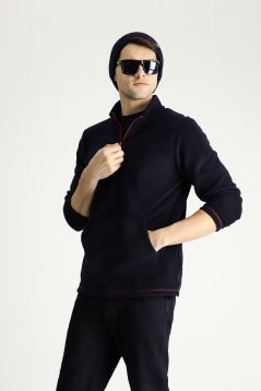 Half-Zip Fleece Sweatshirt