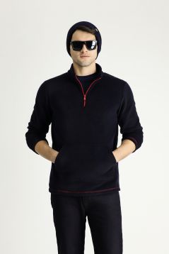 Half-Zip Fleece Sweatshirt