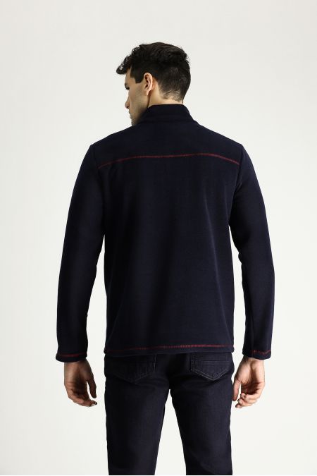 Half-Zip Fleece Sweatshirt