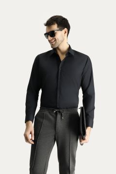 Long Sleeve Slim Fit Non-Iron Cotton Shirt