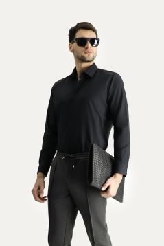 Long Sleeve Slim Fit Non-Iron Cotton Shirt