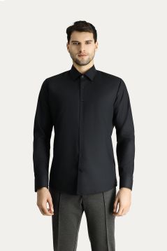 Long Sleeve Slim Fit Non-Iron Cotton Shirt