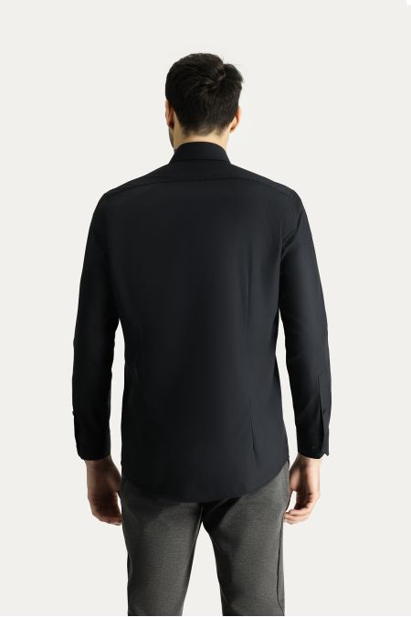 Long Sleeve Slim Fit Non-Iron Cotton Shirt