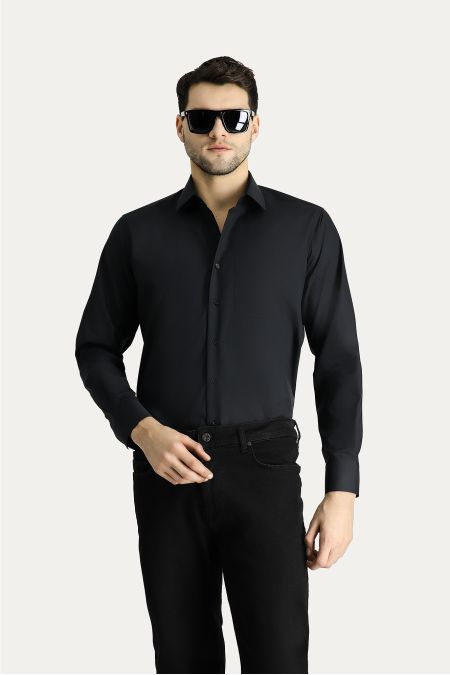 Long Sleeve Regular Fit Non-Iron Cotton Shirt