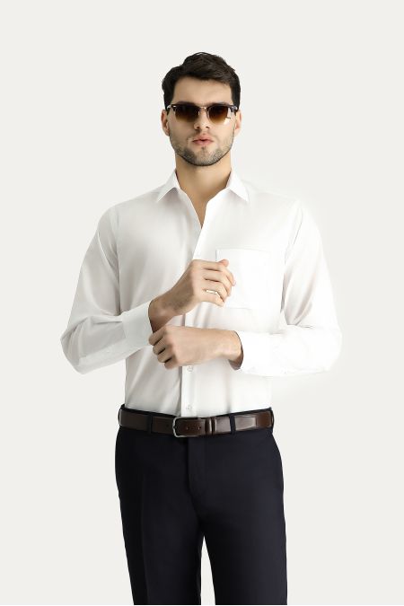 Long Sleeve Regular Fit Non-Iron Cotton Shirt