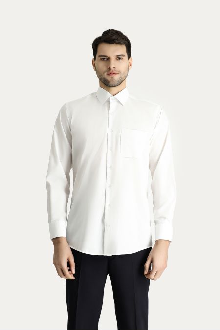 Long Sleeve Regular Fit Non-Iron Cotton Shirt