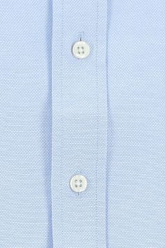 Long Sleeve Regular Fit Plain Cotton Oxford Shirt