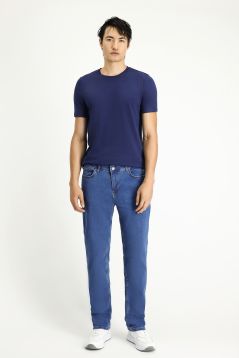 Slim Fit Denim Trousers