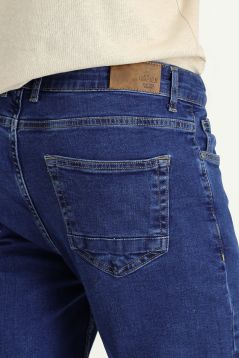 Slim-Fit Elastische Denim-Hose