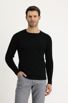 Crew Neck Slim Fit Jumper