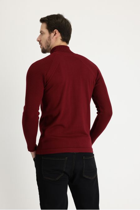 Rollkragenpullover, Slim Fit