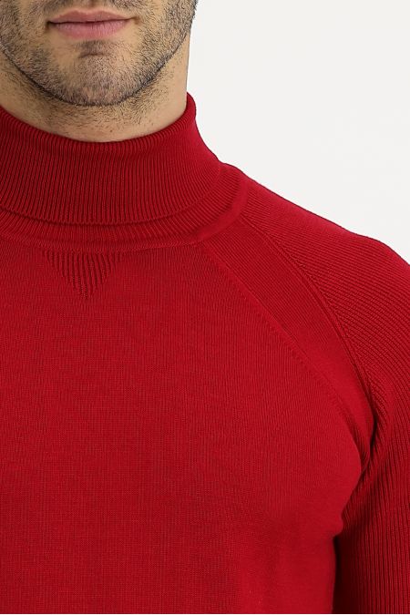 Rollkragenpullover, Slim Fit