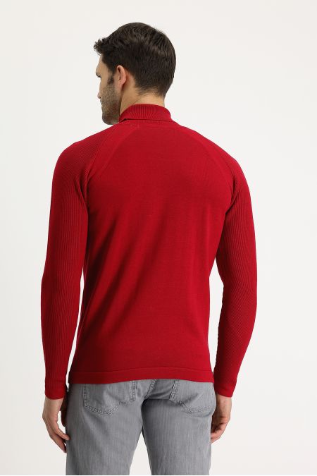 Rollkragenpullover, Slim Fit