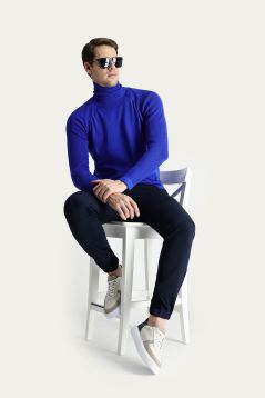 Rollkragenpullover, Slim Fit