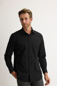 Long Sleeve Patterned Classic Shirt