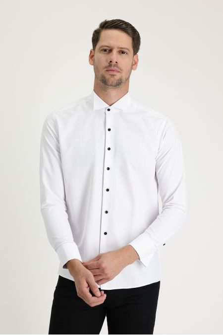 Slim Fit Hemd mit Flügelkragen