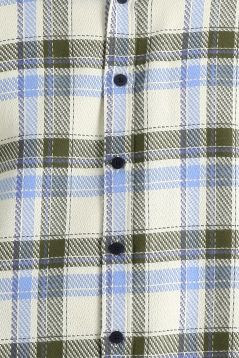 Long Sleeve Plaid Slim Fit Shirt