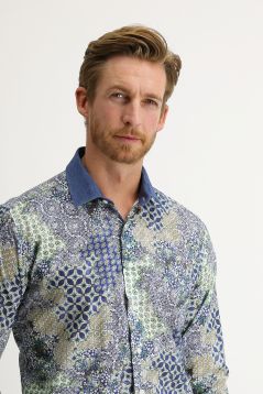 Long Sleeve Printed Shirt