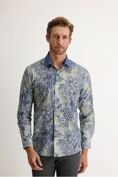 Long Sleeve Printed Shirt