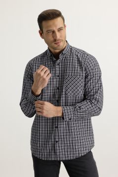 Long Sleeve Plaid Shirt