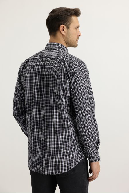 Long Sleeve Plaid Shirt