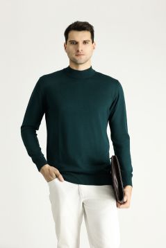 Mock-Turtleneck Slim Fit Jumper