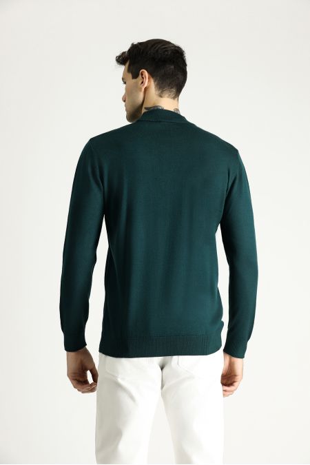 Mock-Turtleneck Slim Fit Jumper