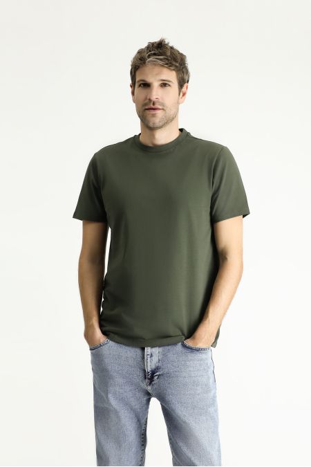 Crew Neck Regular Fit Supreme Cotton T-Shirt