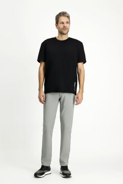 Regular Fit Plain Chino/Canvas Trousers